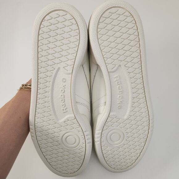 Reebok Women's Club C 85 Vintage Sneaker, Chalk/Chalk/Light Sage, 10 - Picture 8 of 8